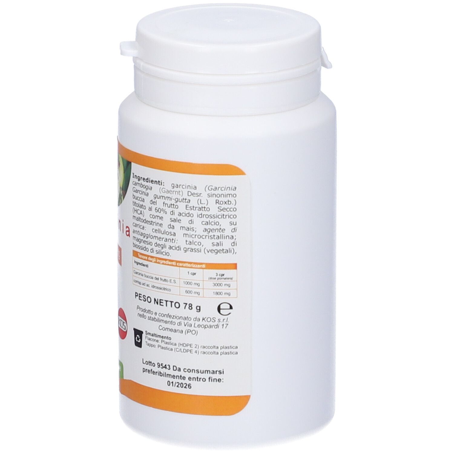 KOS Garcinia 1000Mg Compresse