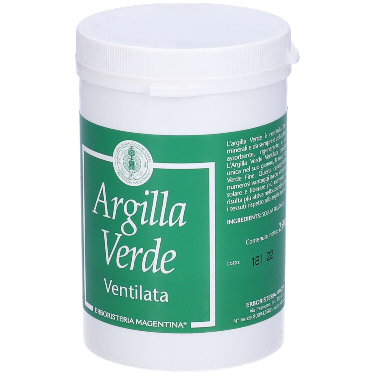 Argilla Verde Ventilata 250 G