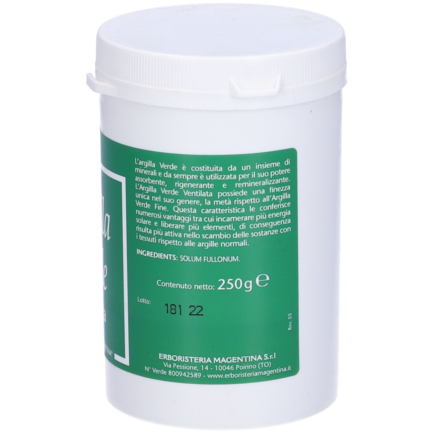 Argilla Verde Ventilata 250 G