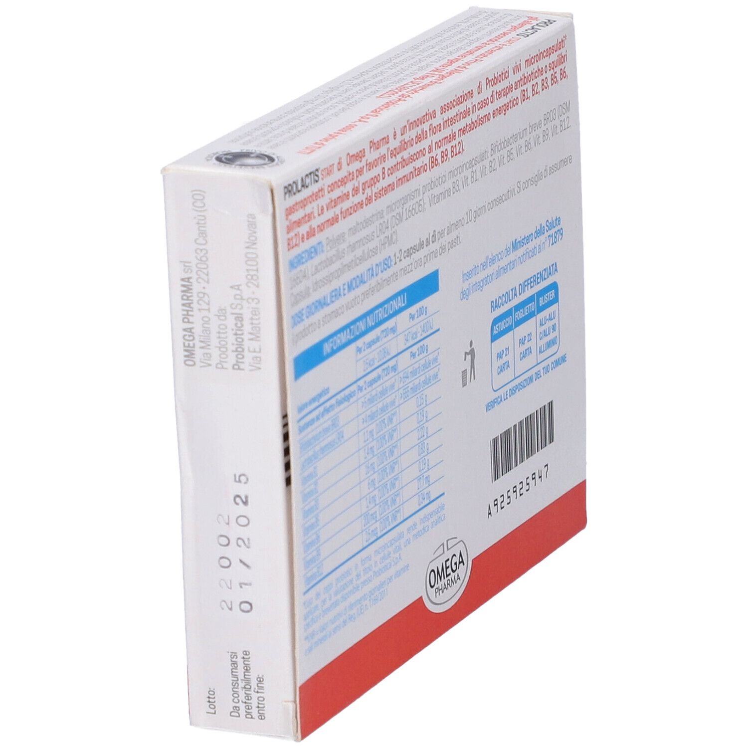 PROLACTIS® start capsule
