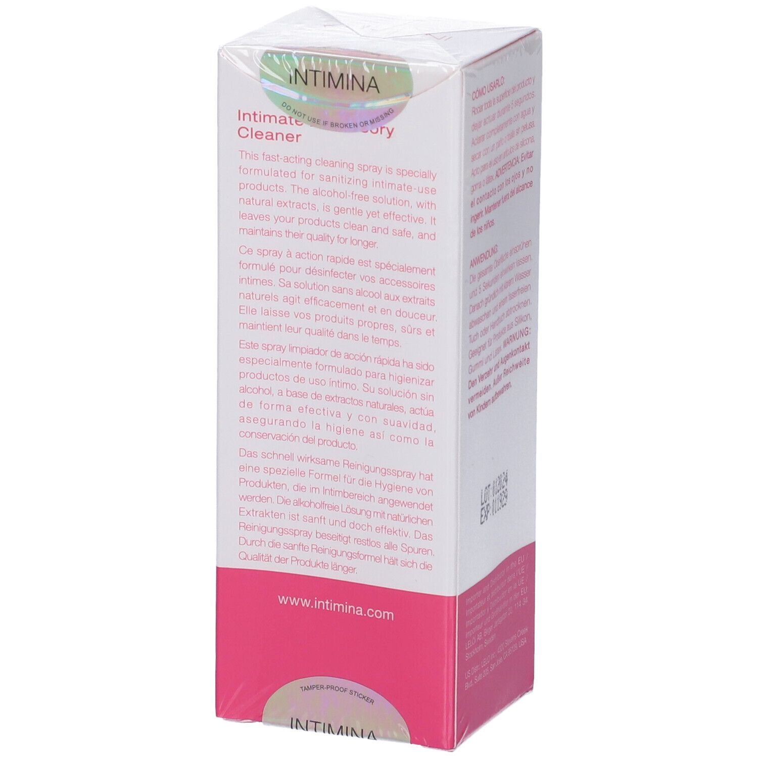 Intimina Detergente per Accessori Intimi
