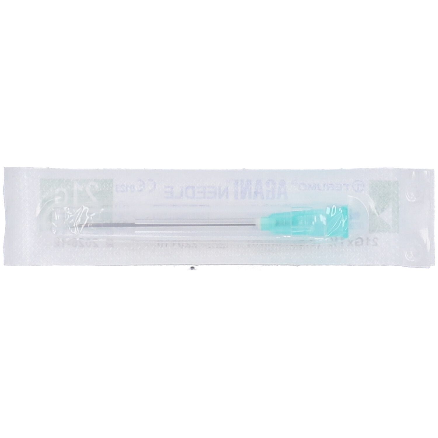 Ago Ipodermico Sterile Monouso Agani Cannula In Acciaio Inox Sottile Gauge 21 Lunghezza 38 Mm Angolatura Taglio Regolare Codice Colore Verde 1 Pezzo