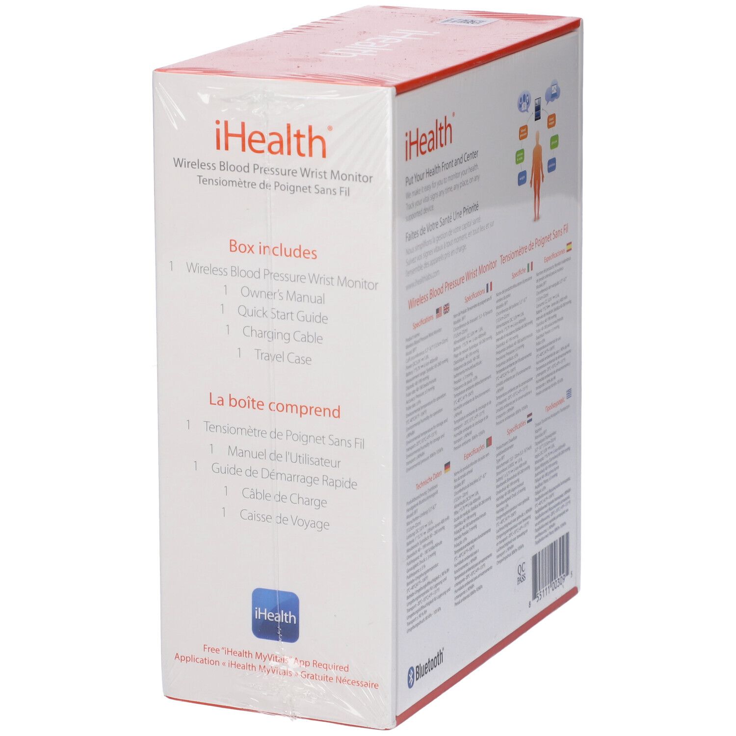 GIMA Misuratore Pressione Ihealth Sense Bp7 Da Polso