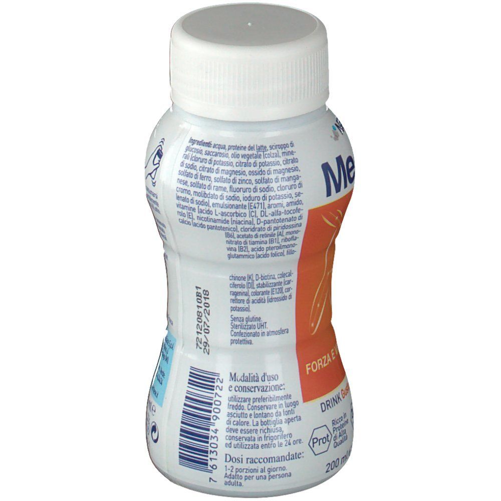 Nestlè Meritene Protein Drink Nutrizione ed Energia Gusto Fragola