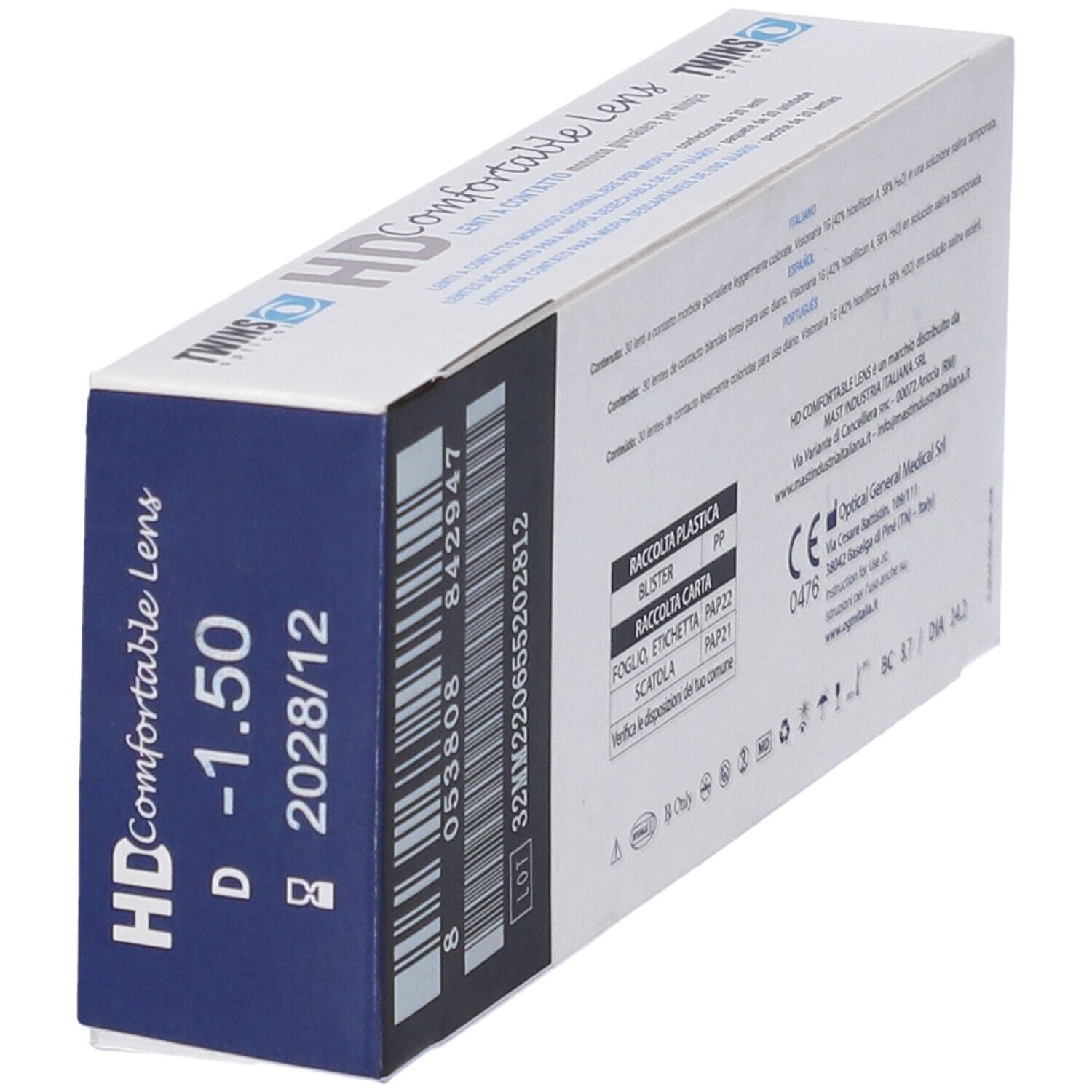 Lenti A Contatto Hd Comfort Lens 1,50 30 Pezzi
