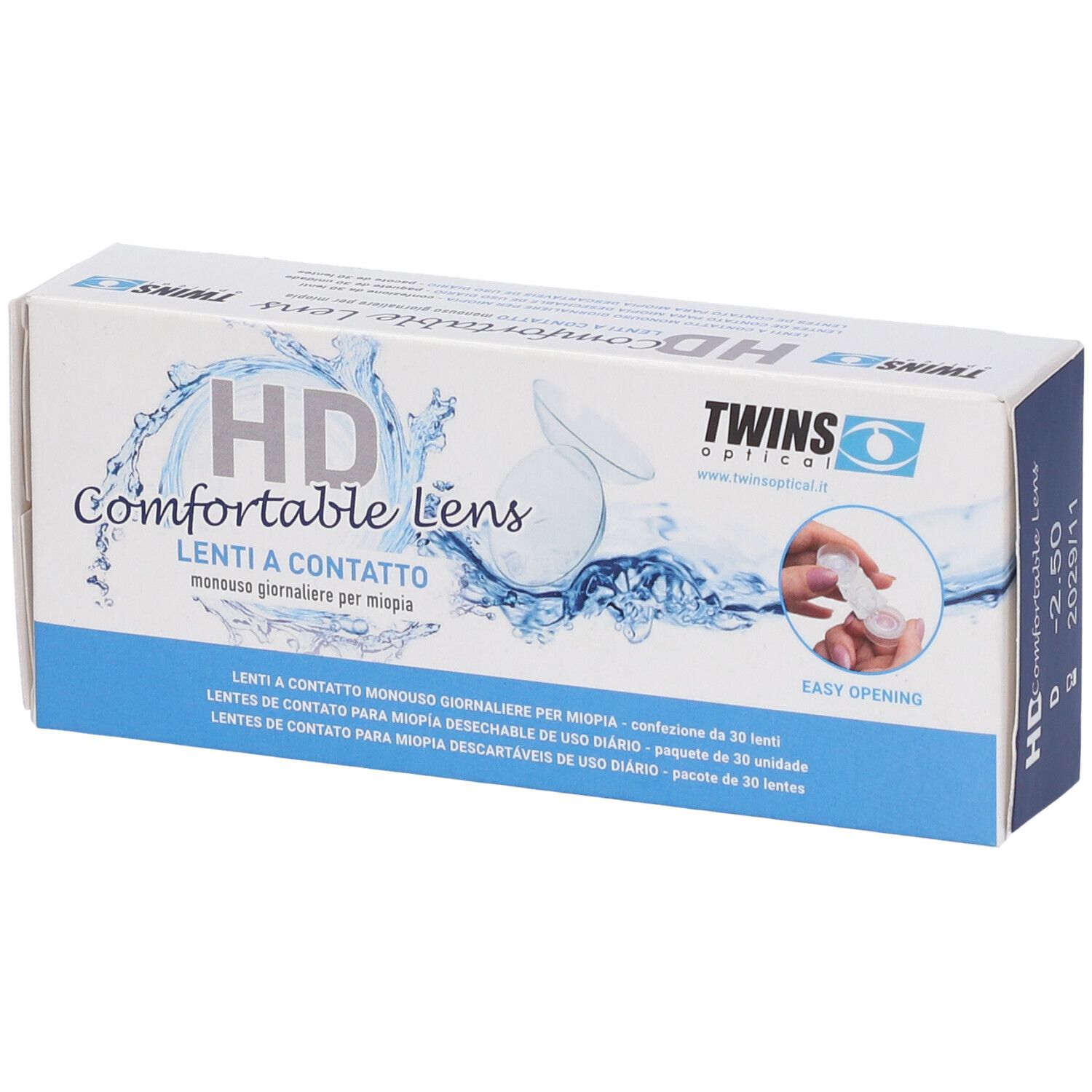 Lenti A Contatto Hd Comfort Lens 2,50 30 Pezzi