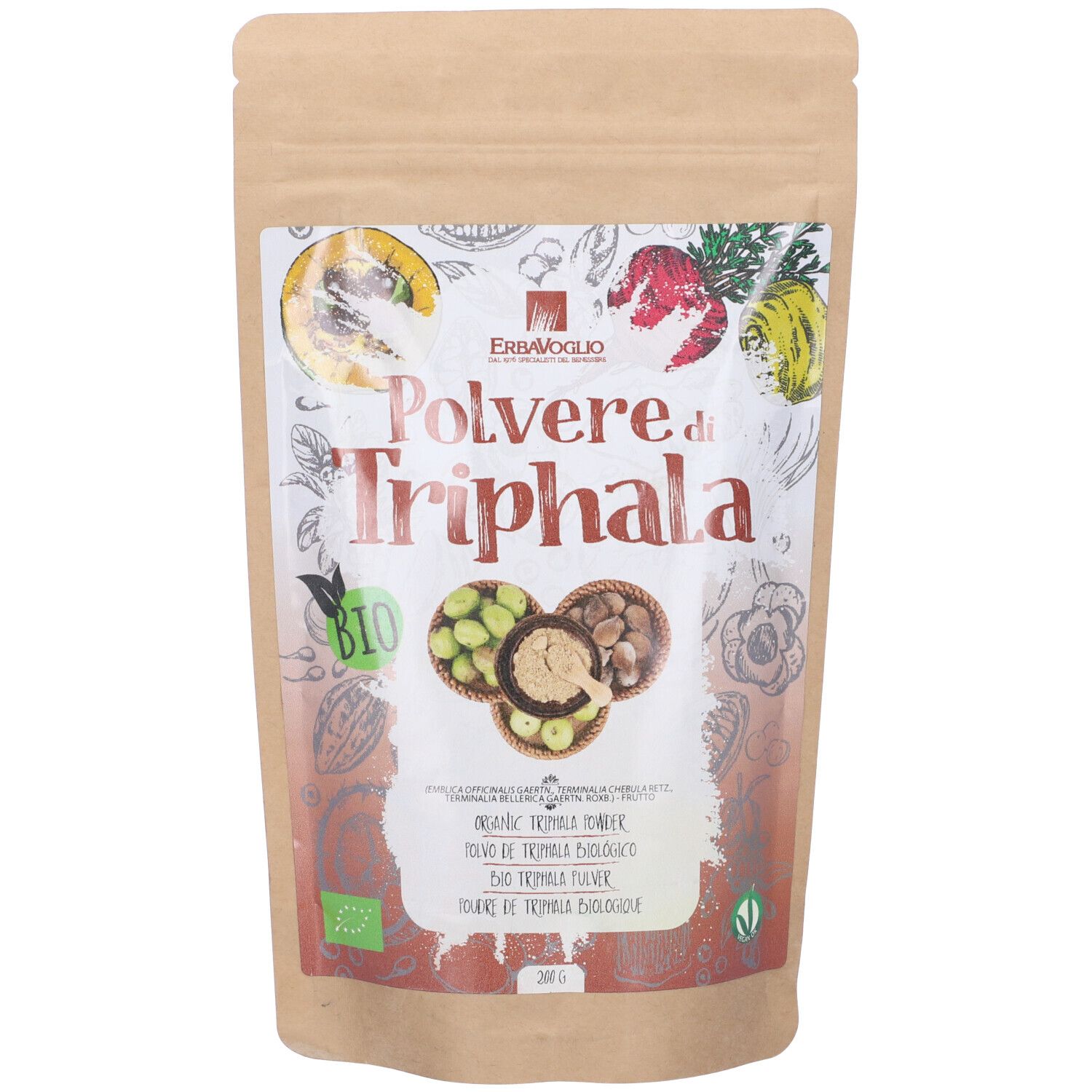 Triphala Polvere Biologico 200G