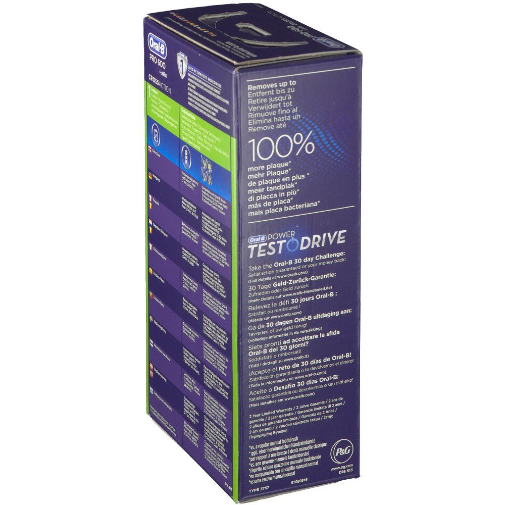 Oral B PRO 600 Braun Plus CROSSACTION