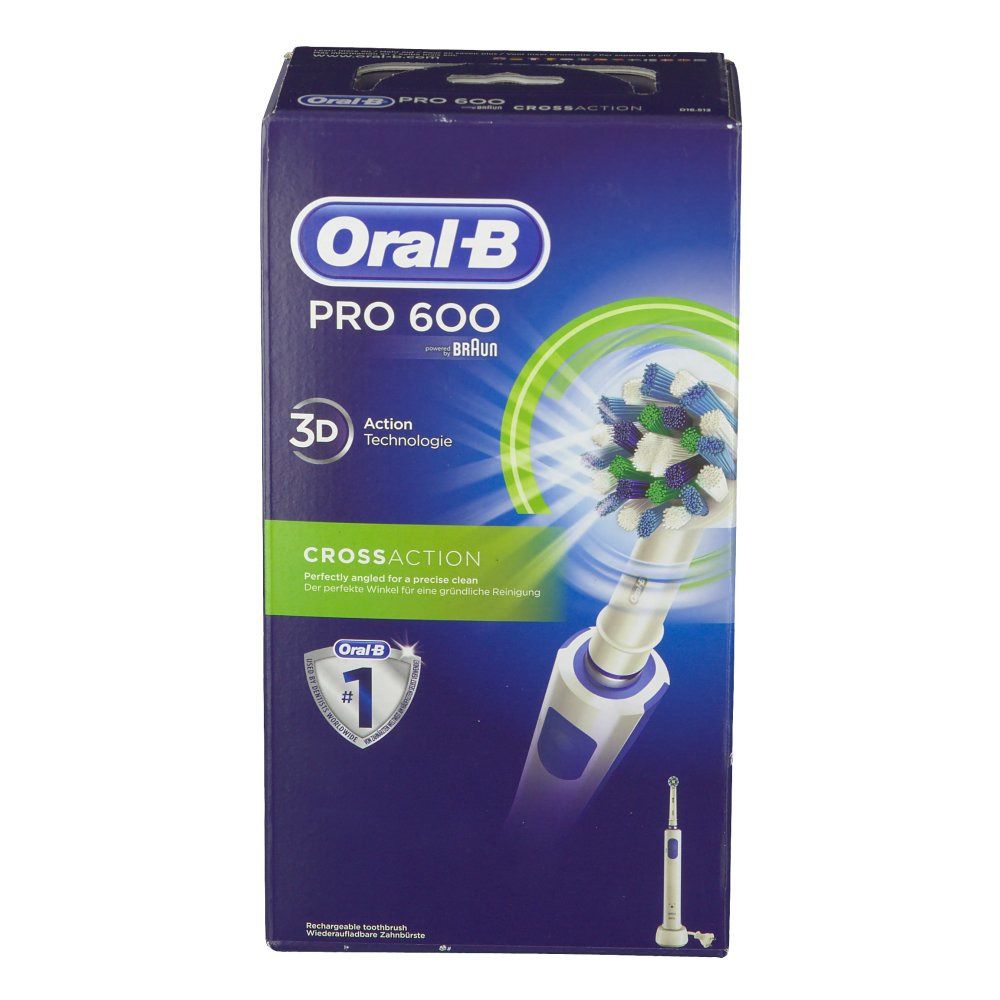 Oral B PRO 600 Braun Plus CROSSACTION