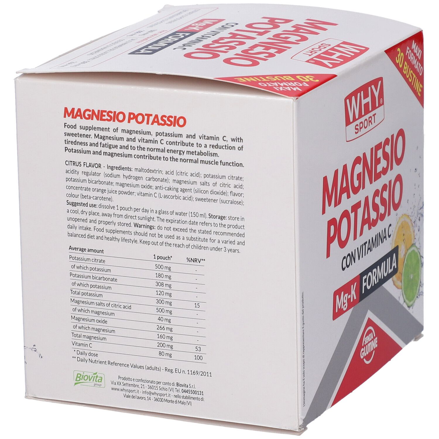 Magnesio Potassio 30 Buste