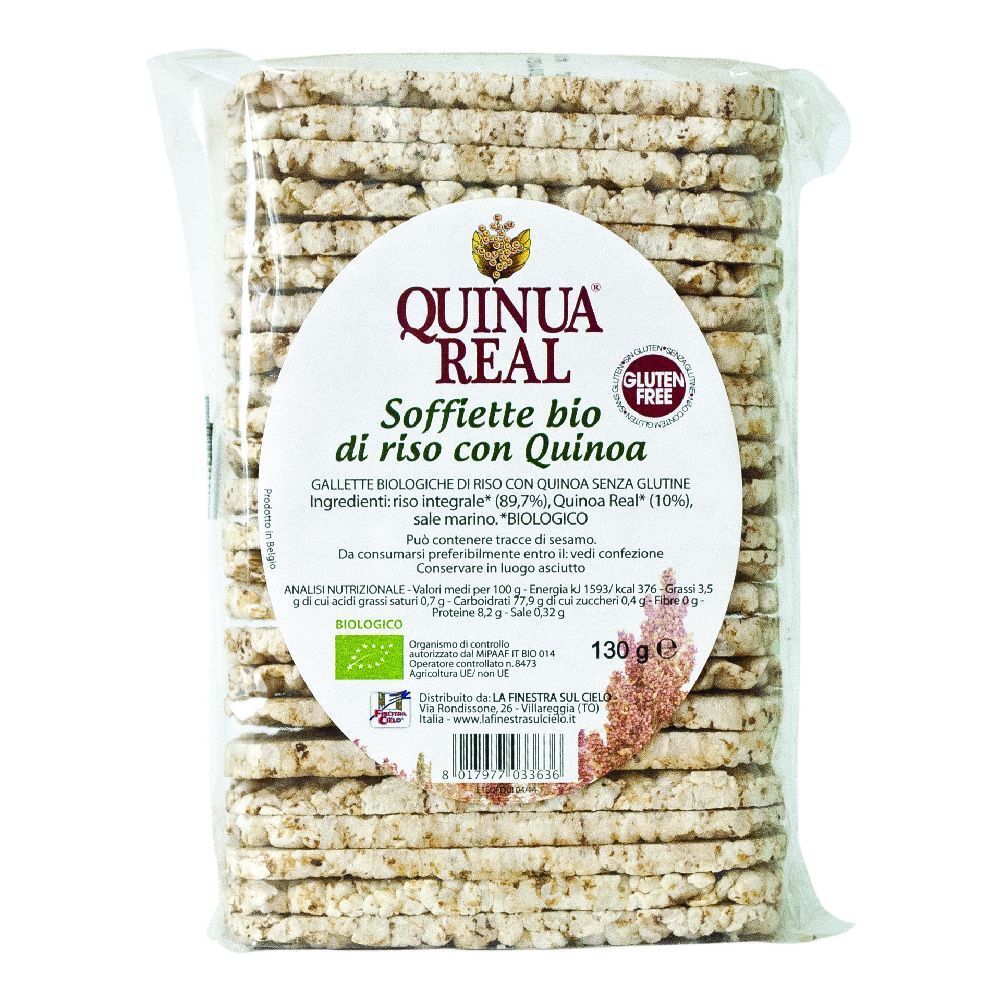 Quinua Real Soffiette Di Riso Con Quinoa 130 G