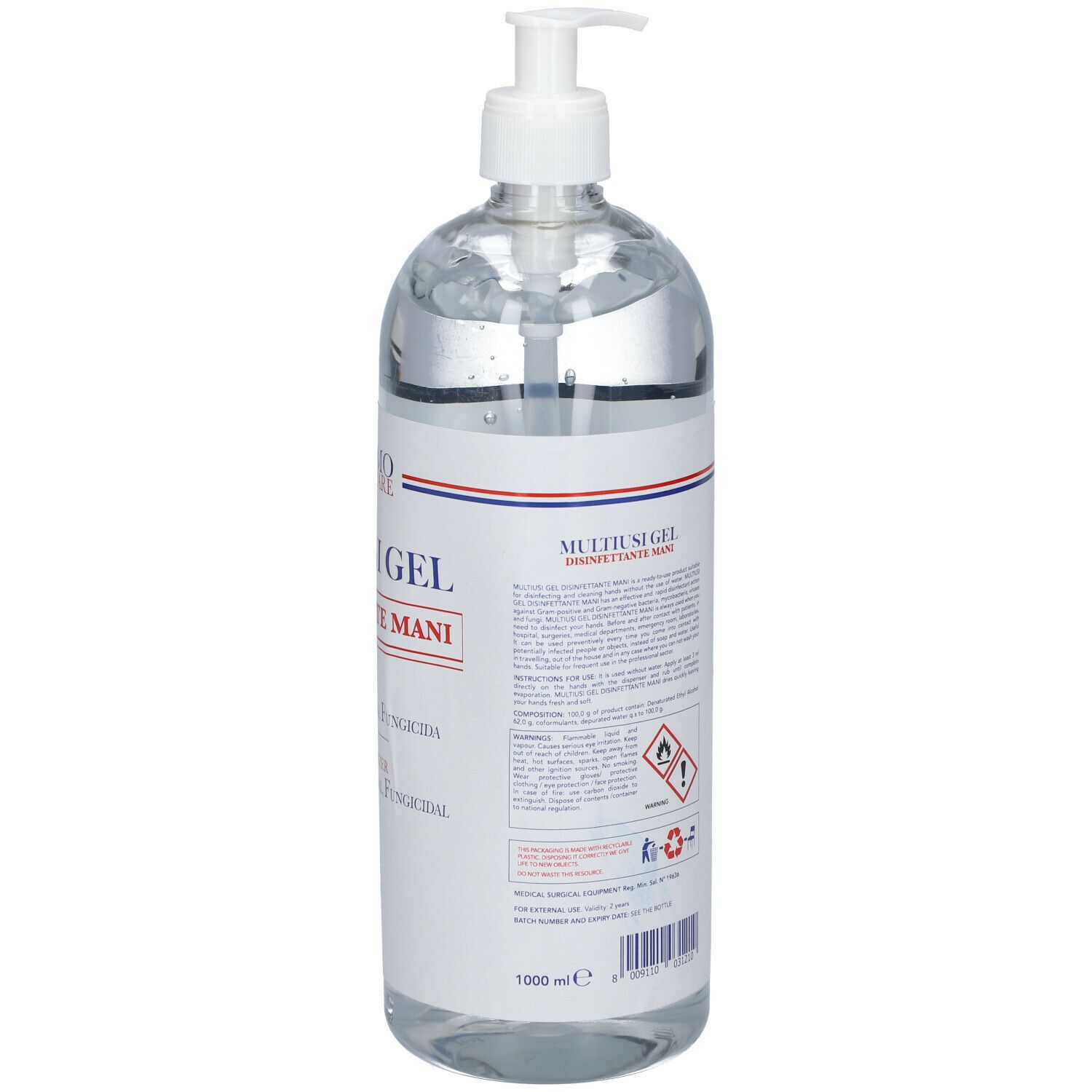 Germocare Multiusi Gel Disinfettante Mani 1000 ml