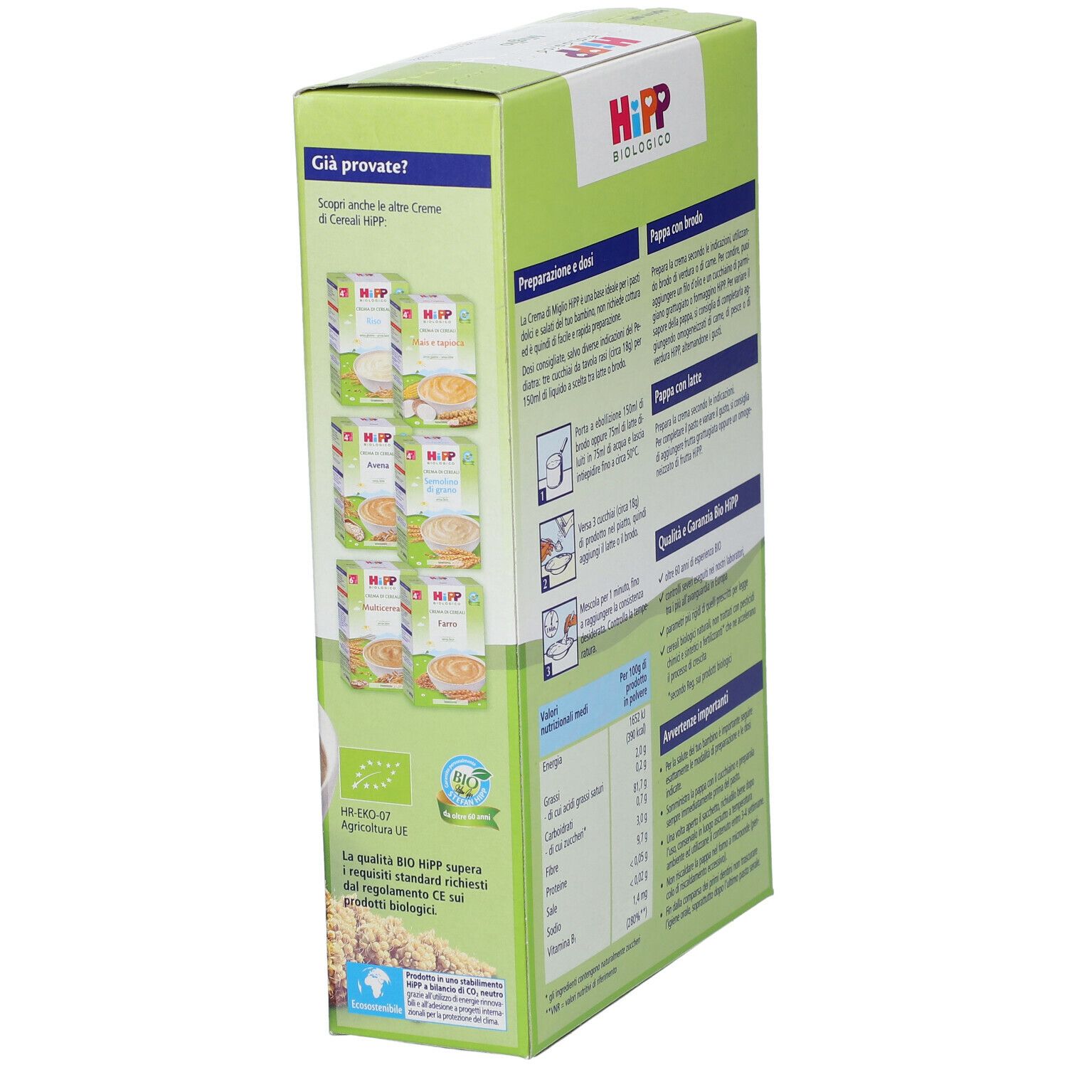 HiPP Crema di Cereali Miglio