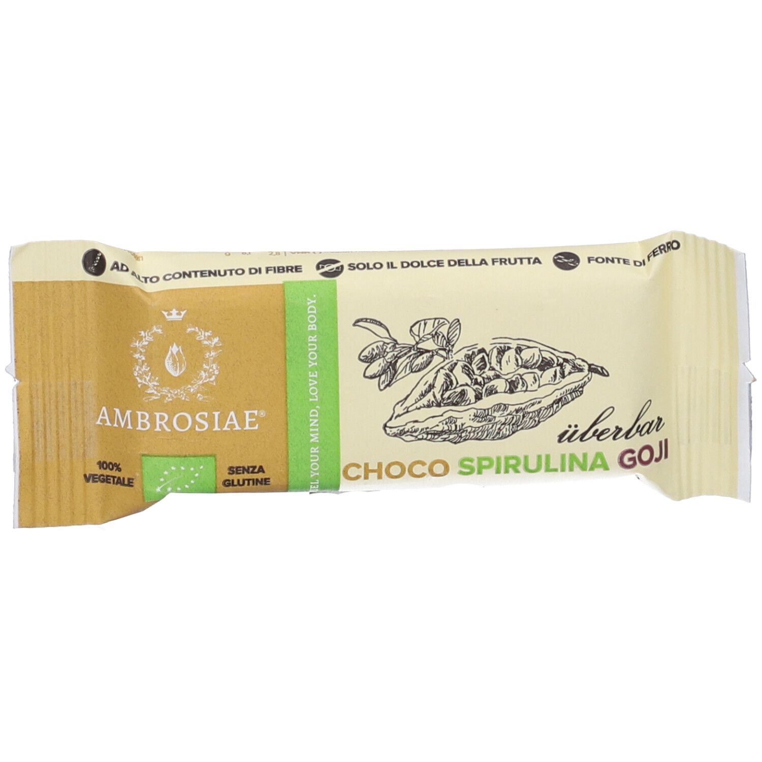 Uberbar Choco Spirulina Goji