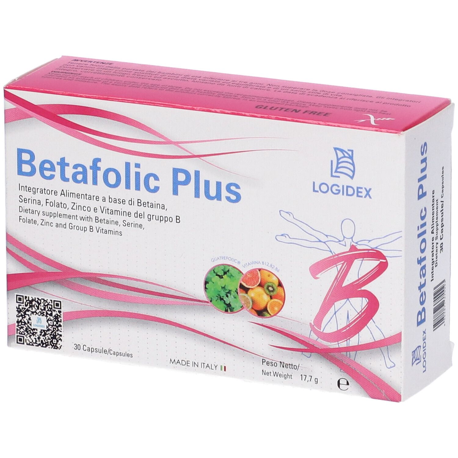 Betafolic Plus 30 Capsule Astuccio 18,6 G