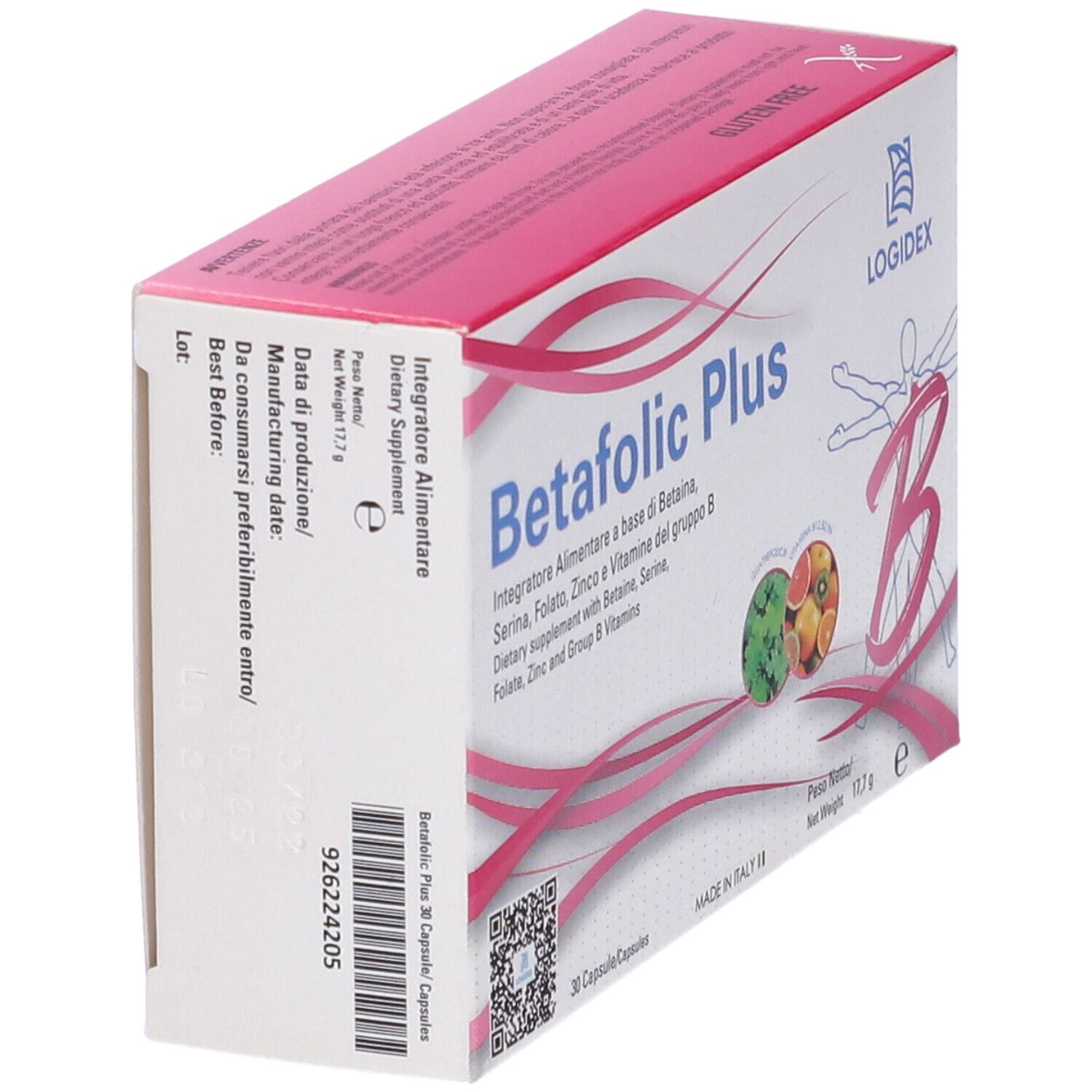 Betafolic Plus 30 Capsule Astuccio 18,6 G