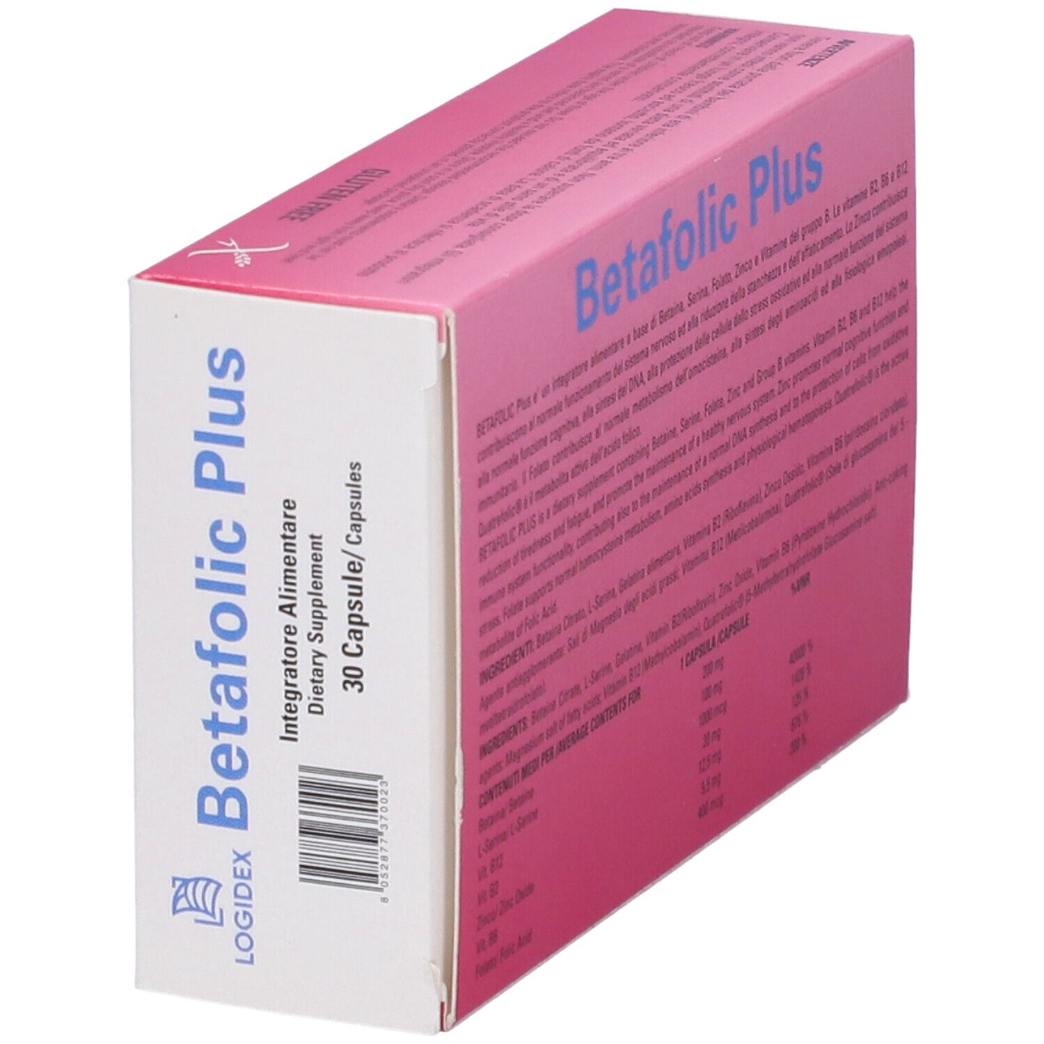 Betafolic Plus 30 Capsule Astuccio 18,6 G