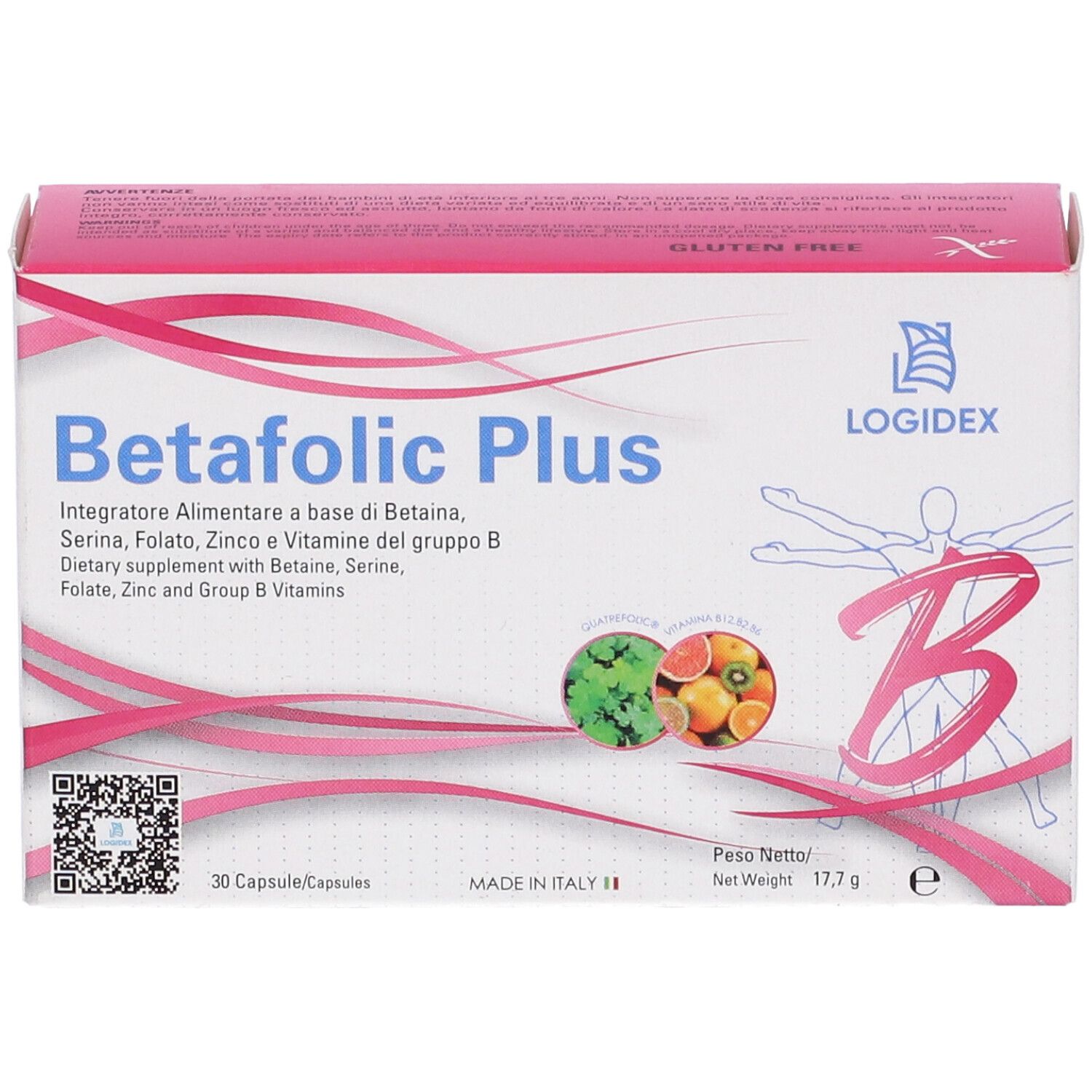 Betafolic Plus 30 Capsule Astuccio 18,6 G