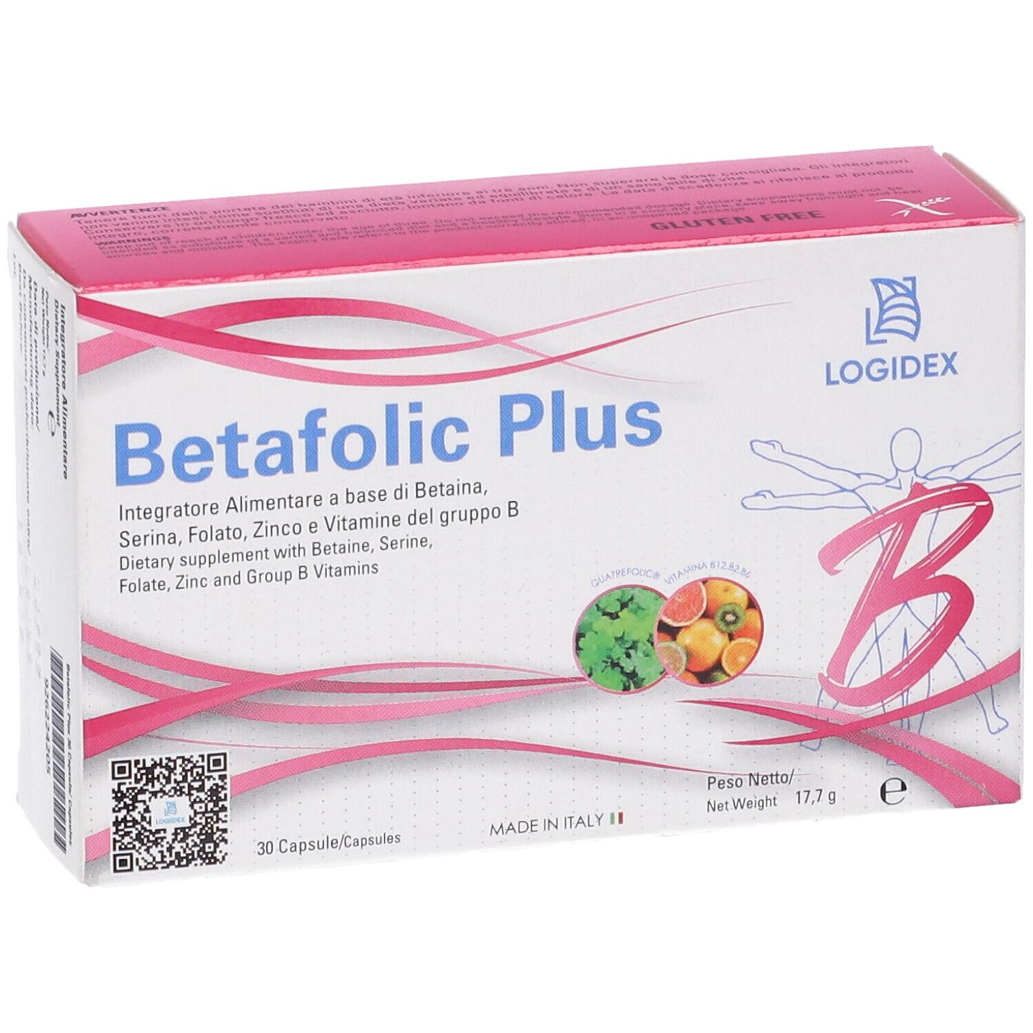 Betafolic Plus 30 Capsule Astuccio 18,6 G