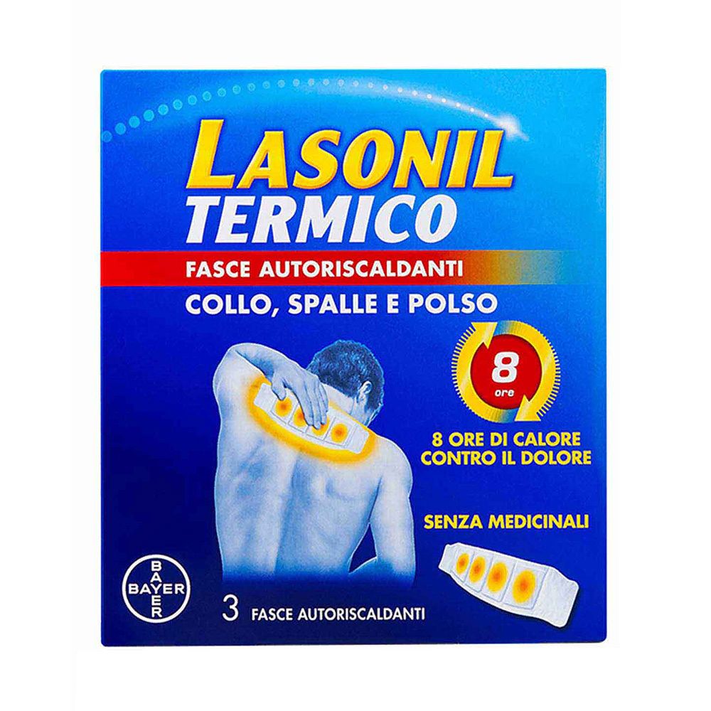 Lasonil Termico Fasce Autoriscaldanti Collo, Spalle e Polso
