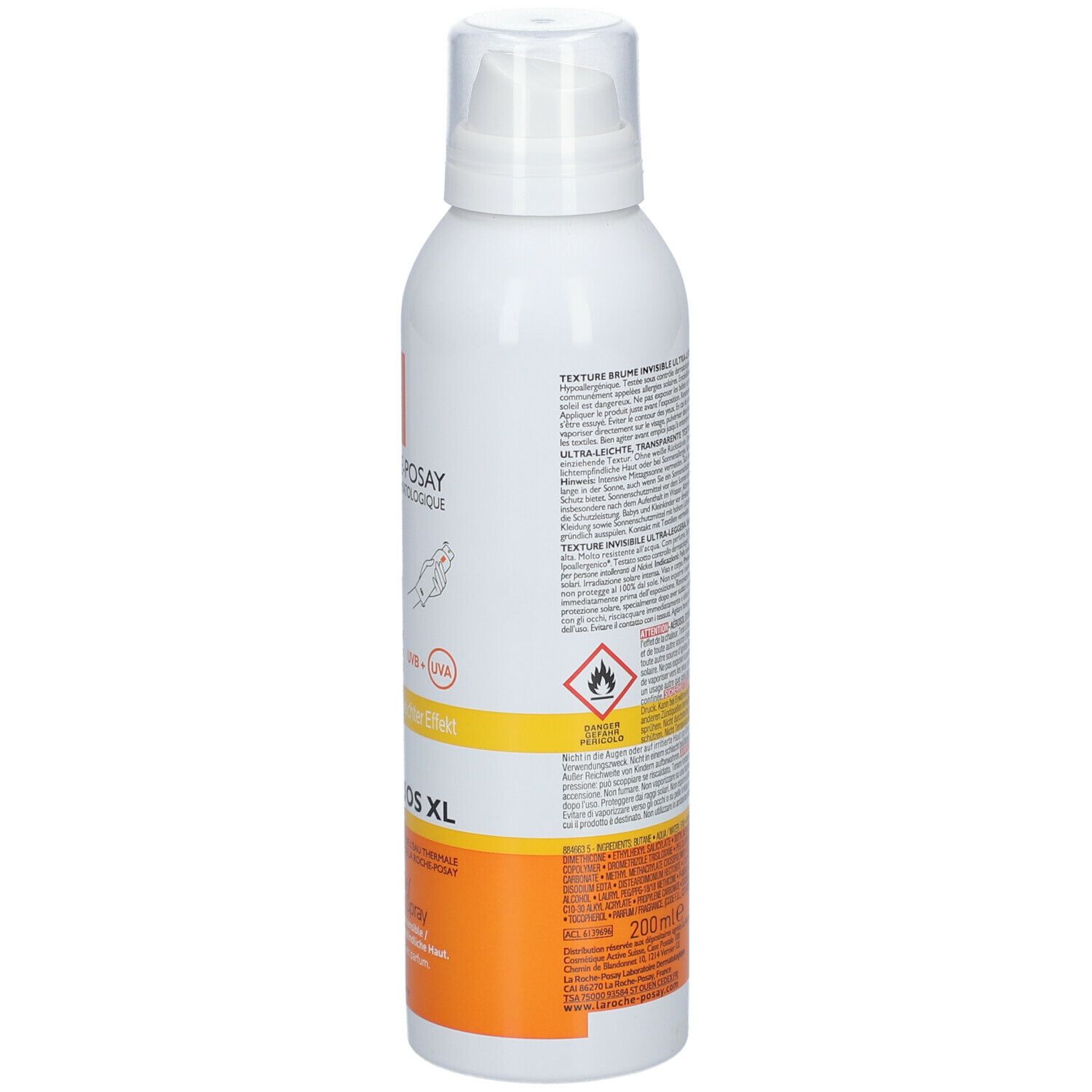 La Roche-Posay Anthelios Spray Protettivo SPF 50+ 200 ml