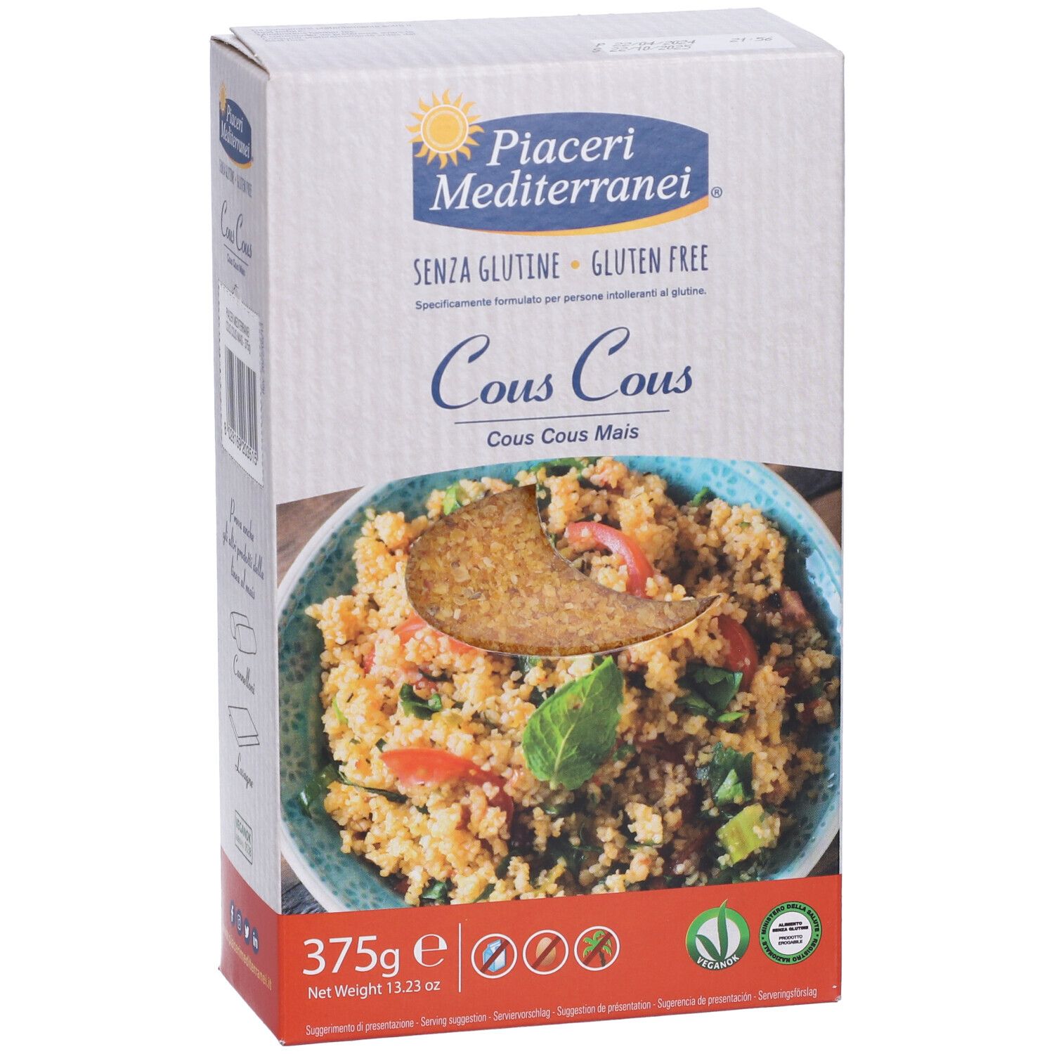 Piaceri Mediterranei Cous Cous di Mais