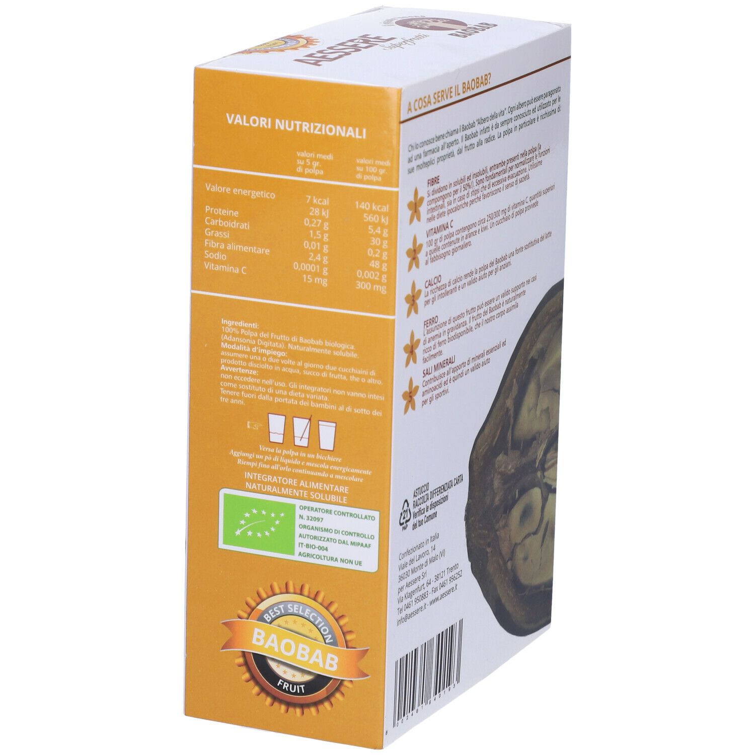 Baobab Aessere Ric Bio 300G
