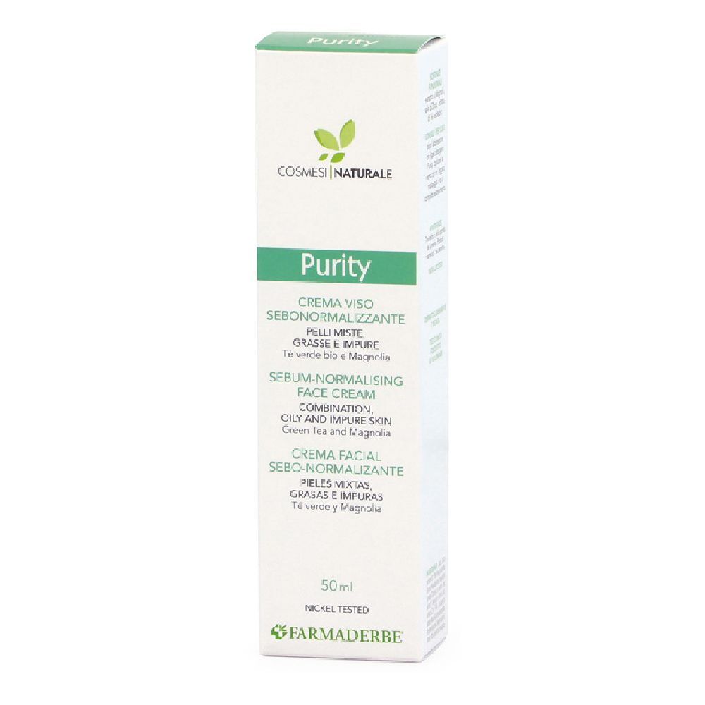 Purity Crema Viso Sebonormalizzante 50 Ml
