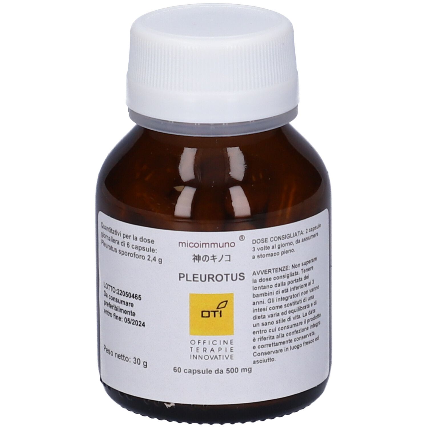 Pleurotus Micoimmuno 60Cps