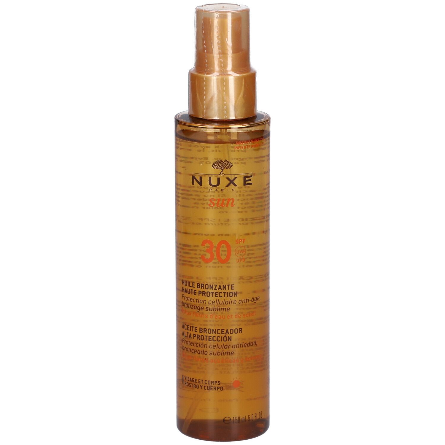 Nuxe Nuxe Sun Olio Solare Viso E Corpo Spf30