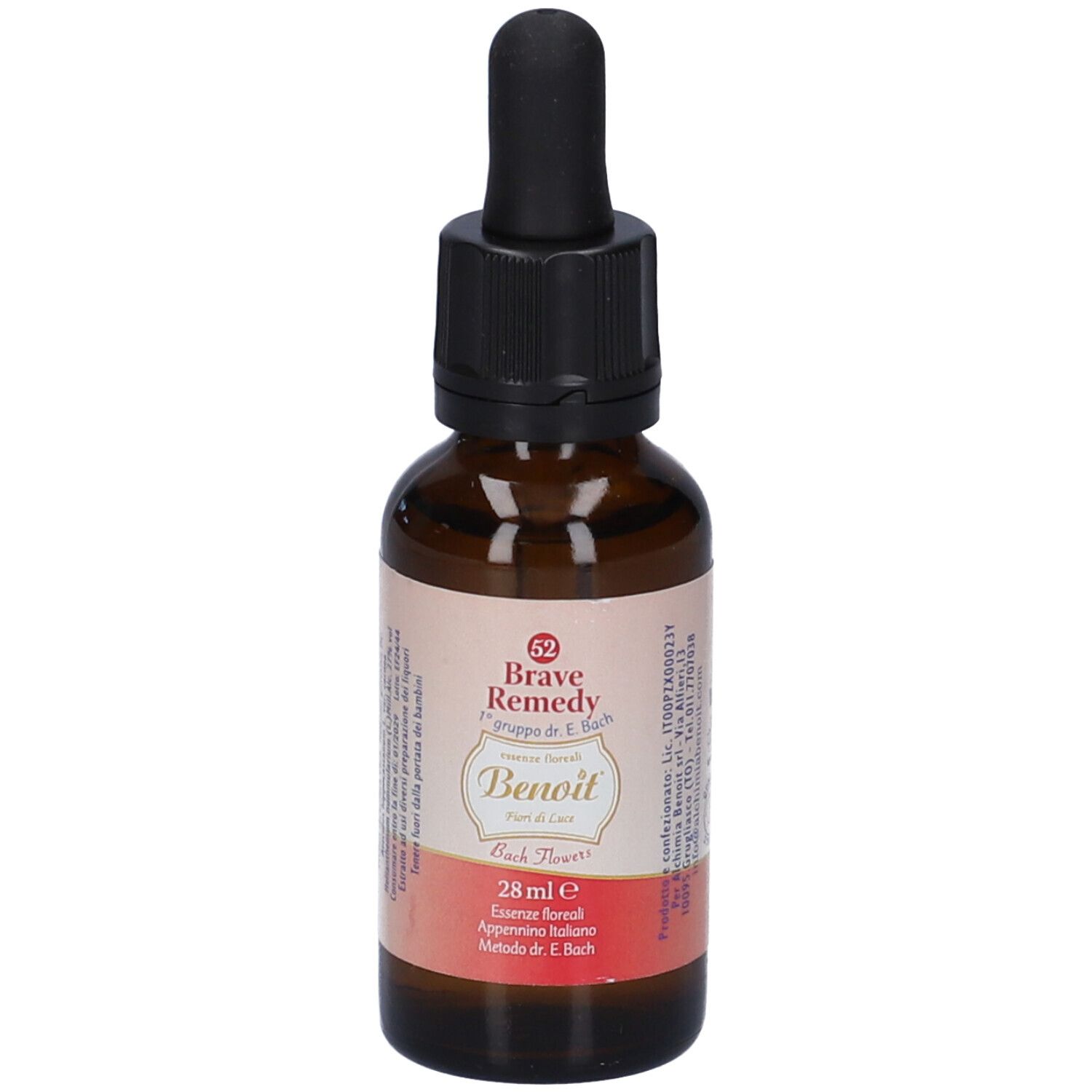 Benoit Fiori di Bach Brave Remedy Audacia 52 Gocce