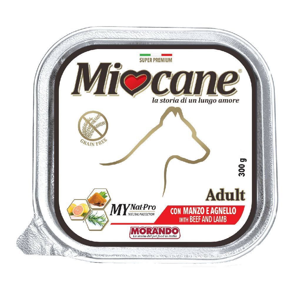 Miocane Adult Manzo/Agnello Grain Free 300 G