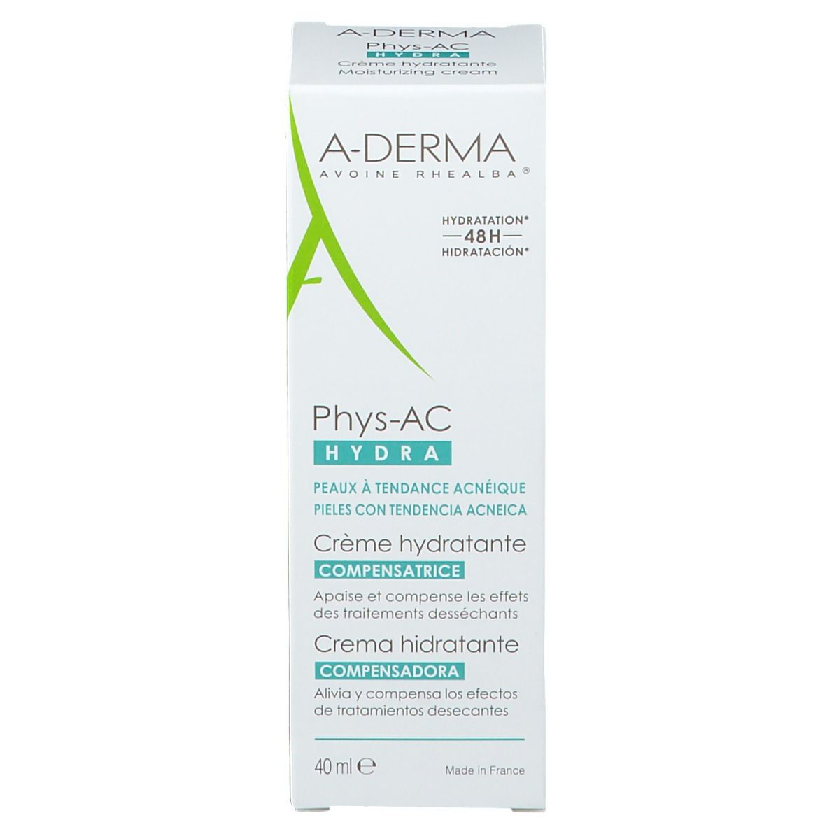 A-DERMA Phys-AC Hydra Crema Idratante Compensatrice