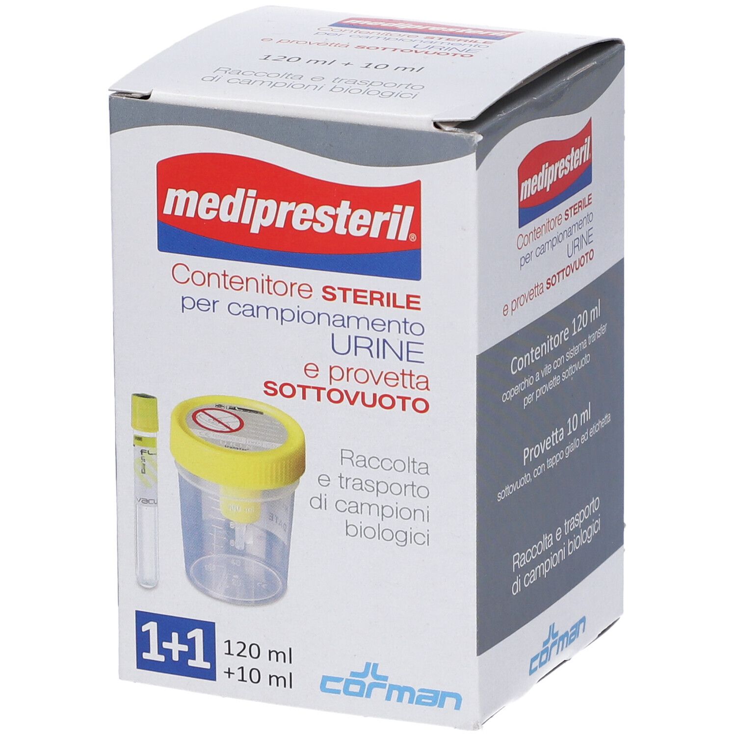 Contenitore Urina + Provetta Medipresteril