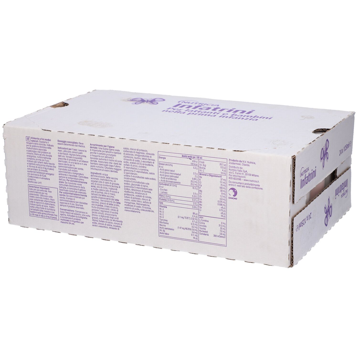 Infatrini 24 Bottiglie Da 125 Ml