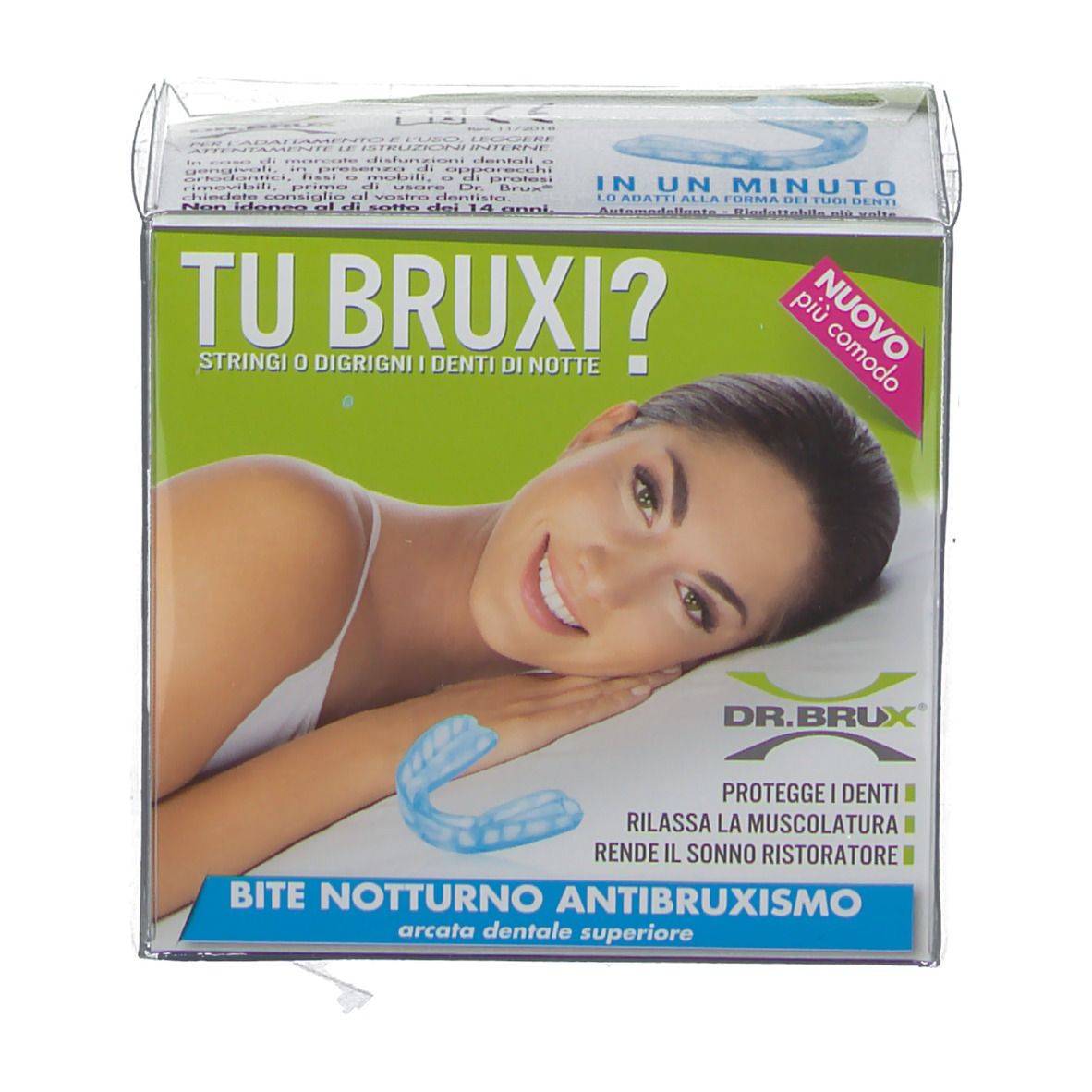 DR. BRUX® Bite Notturno Antibruxismo Arcata Dentale Superiore