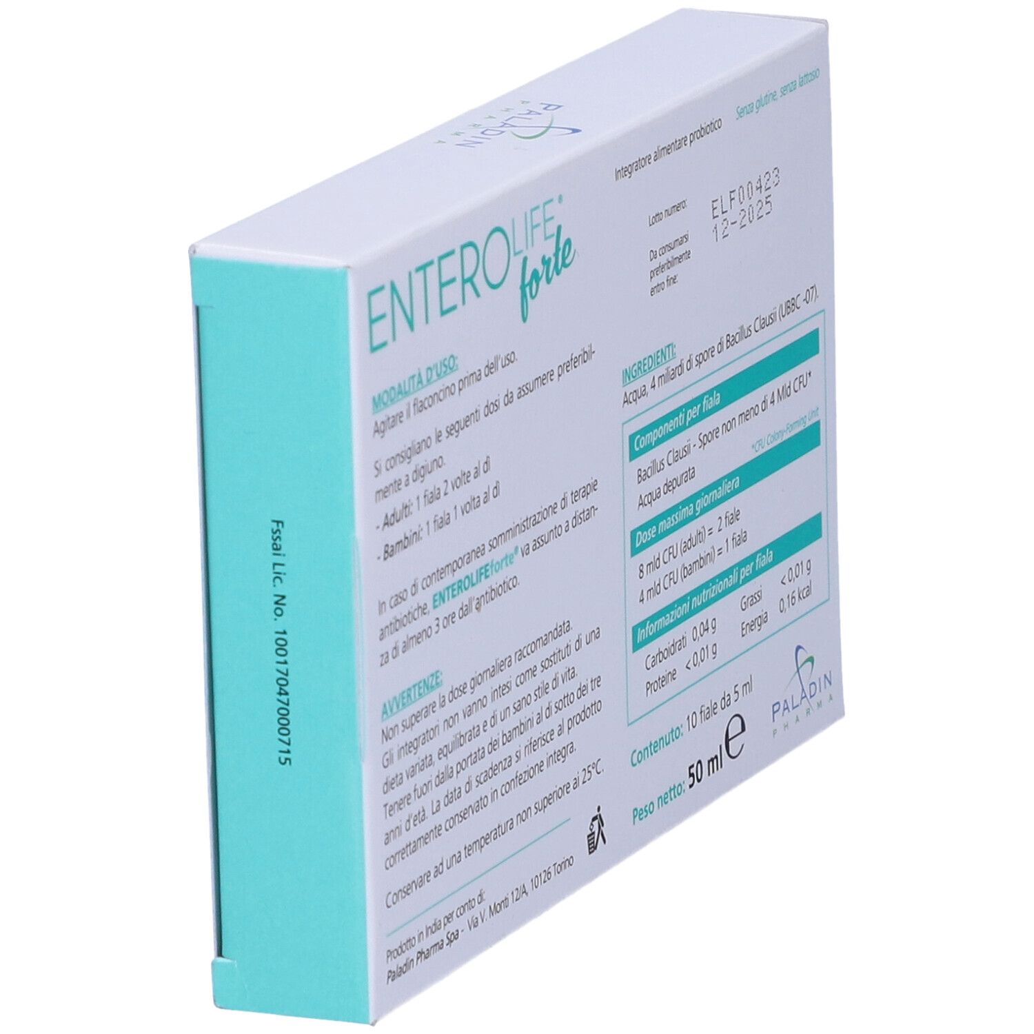 Enterolife Forte 4 Miliardi 10 Fiale Da 5 Ml