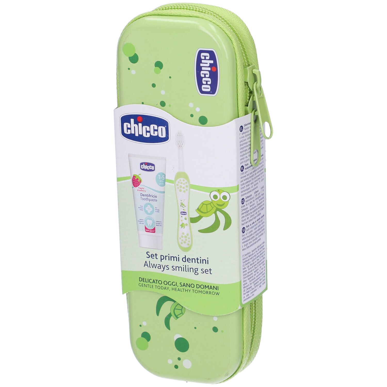 Chicco Set Dentale Verde Con Fluoro