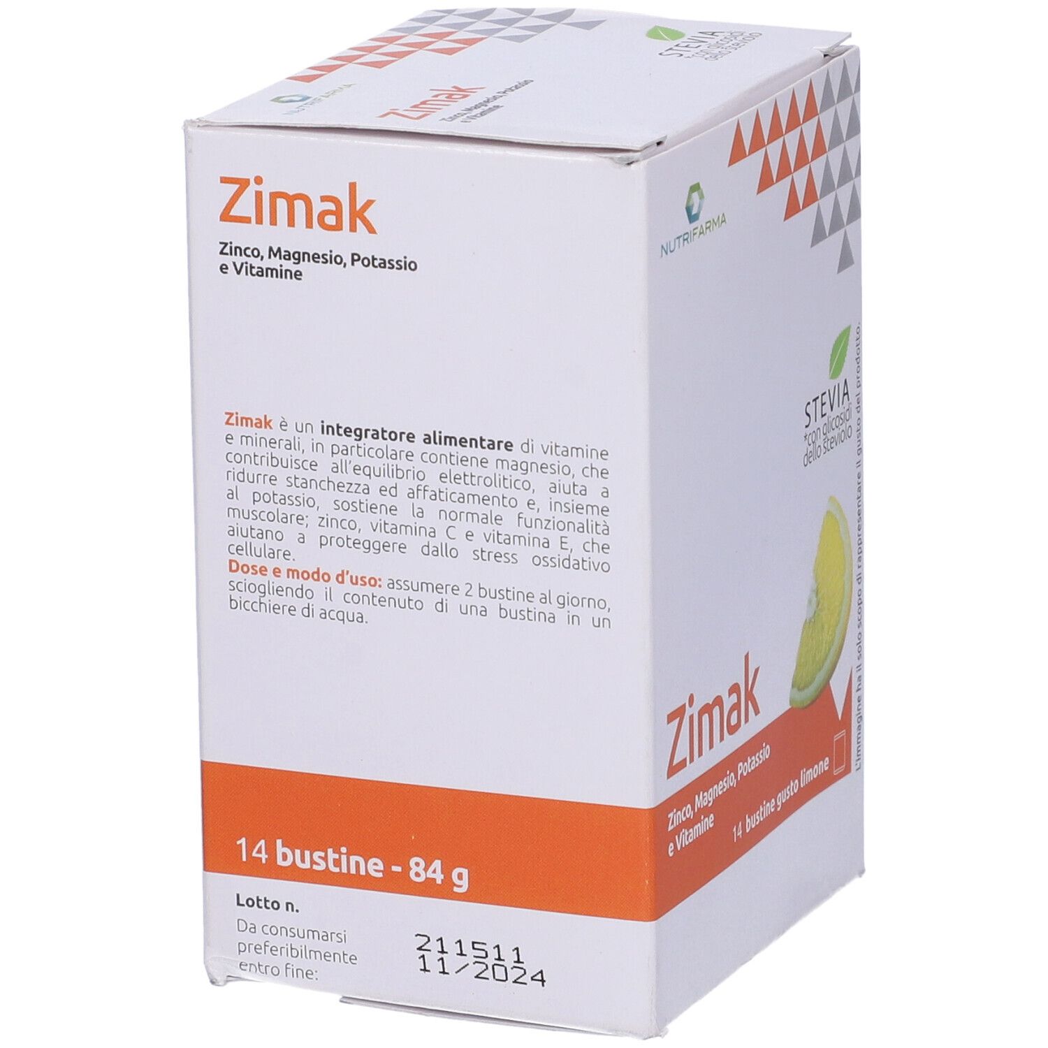 Zimak Gusto Limone  14 Bustine