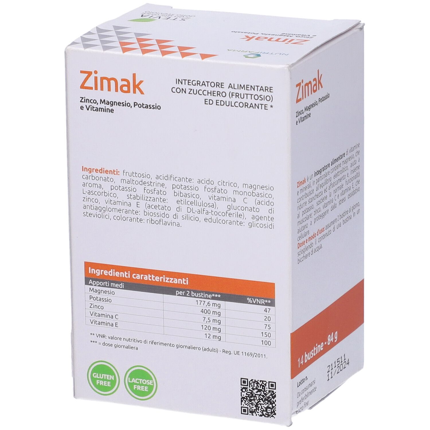 Zimak Gusto Limone  14 Bustine