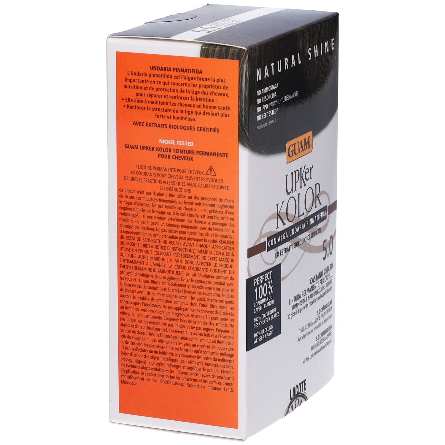 Guam Upker Kolor Tinta Capelli Castano Chiaro 5.0 Idf