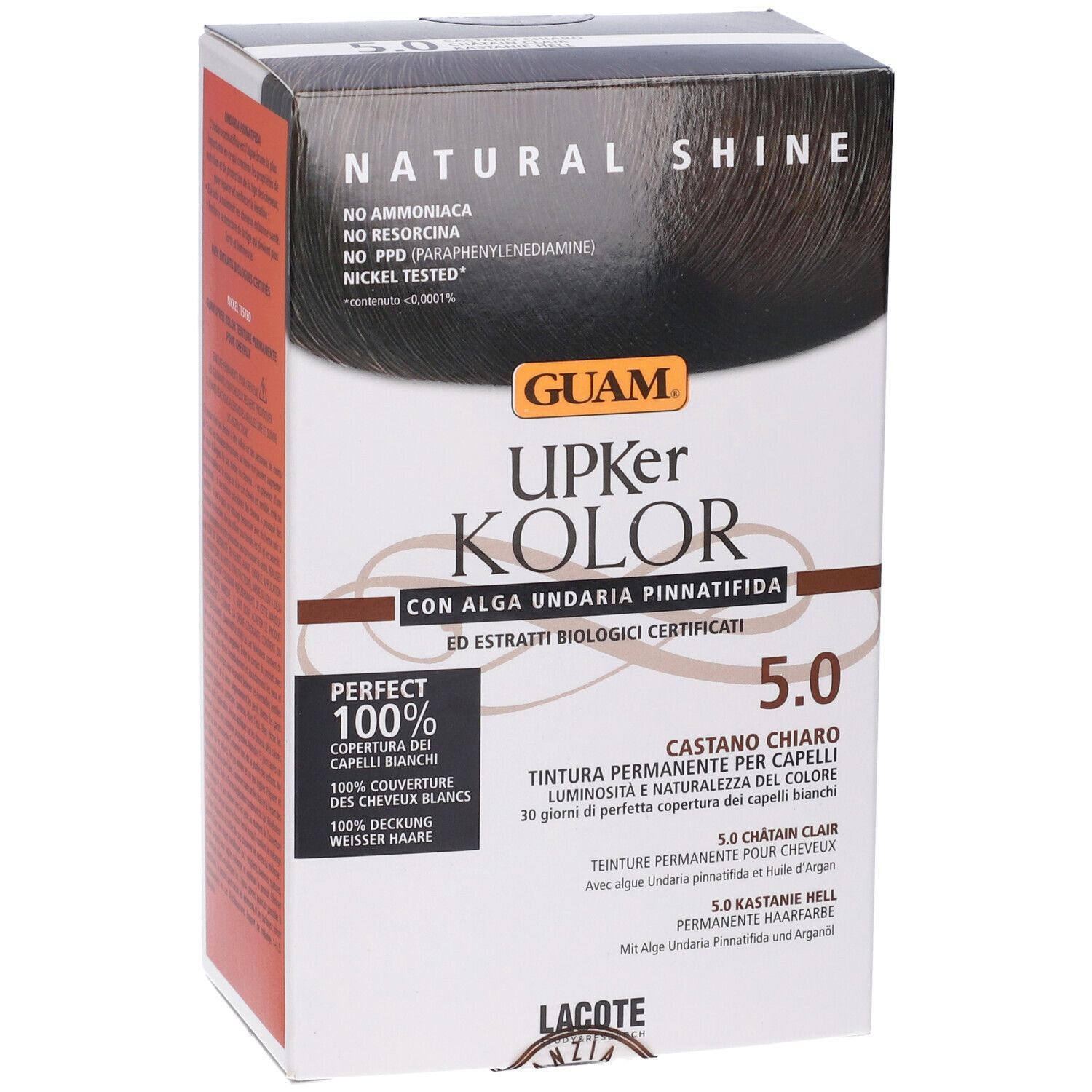 Guam Upker Kolor Tinta Capelli Castano Chiaro 5.0 Idf