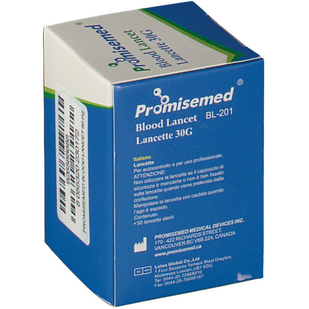 Promisemed® Lancette 30G 50 pezzi