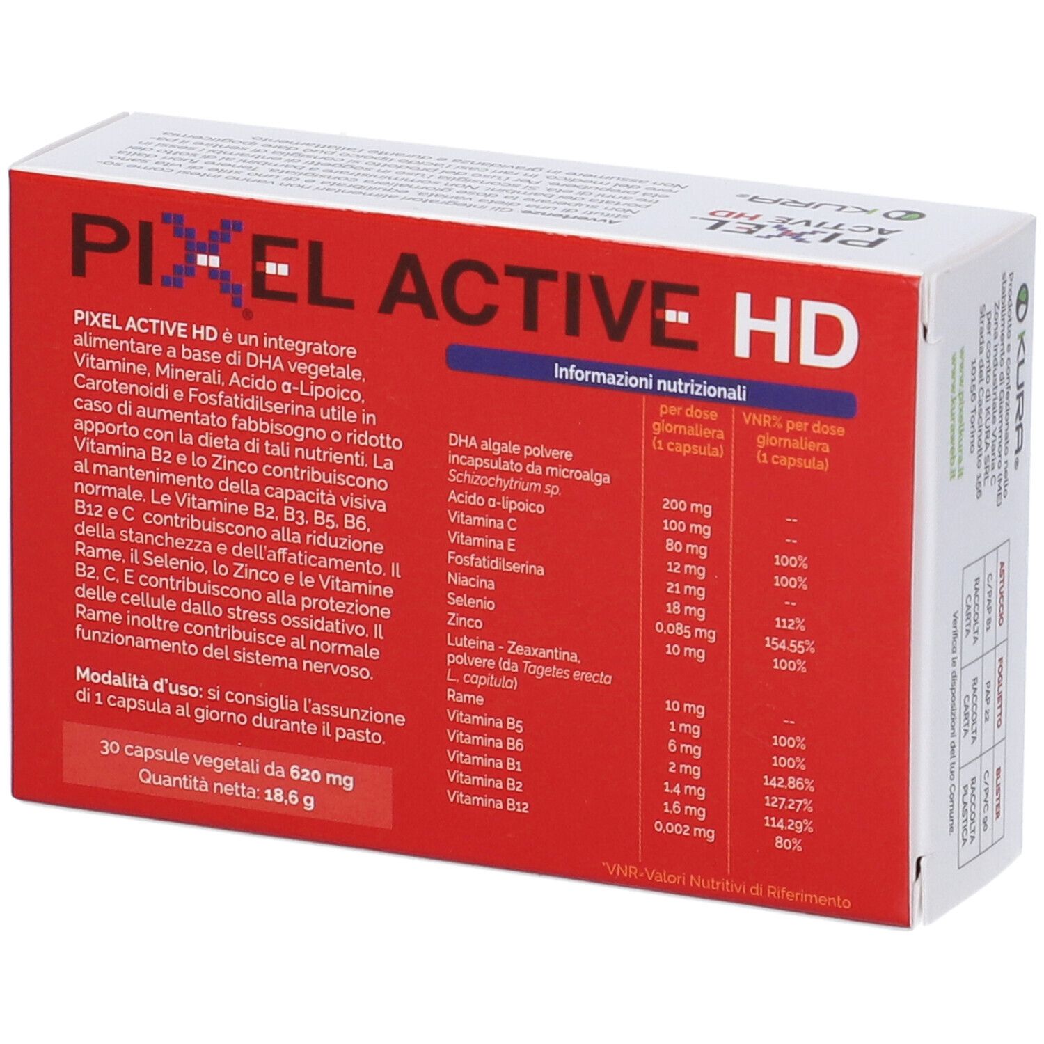 Pixel Active Hd 30 Compresse Vegetali