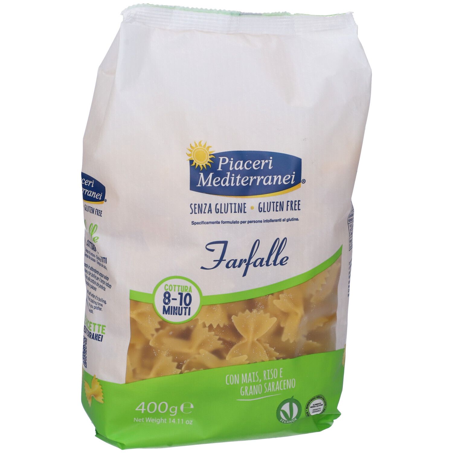 Piaceri Mediterranei Farfalle Senza Glutine