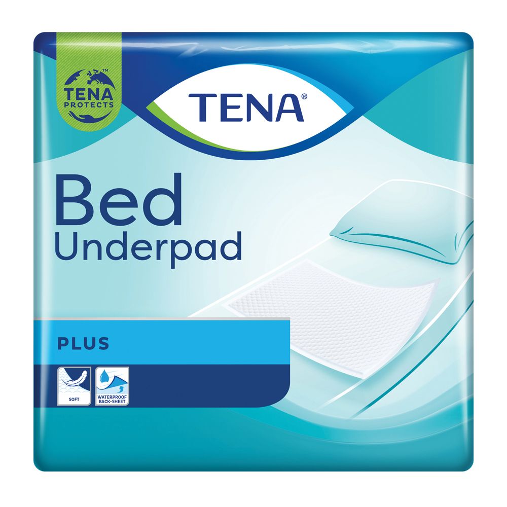 Traversa Per Incontinenza Non Rimboccabile Tena Bed Plus 60X75Cm 35 Pezzi