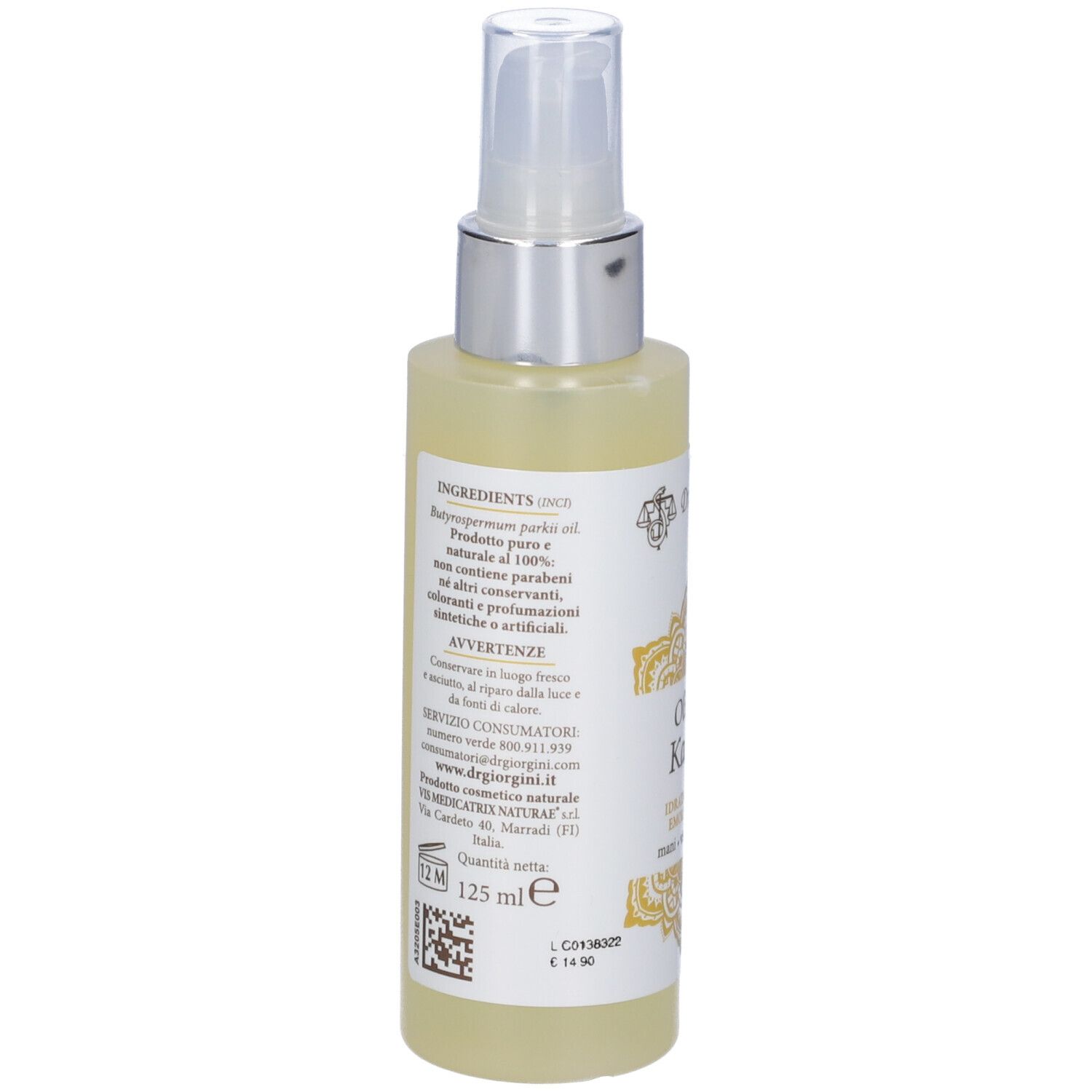 Olio Di Karite 125 Ml