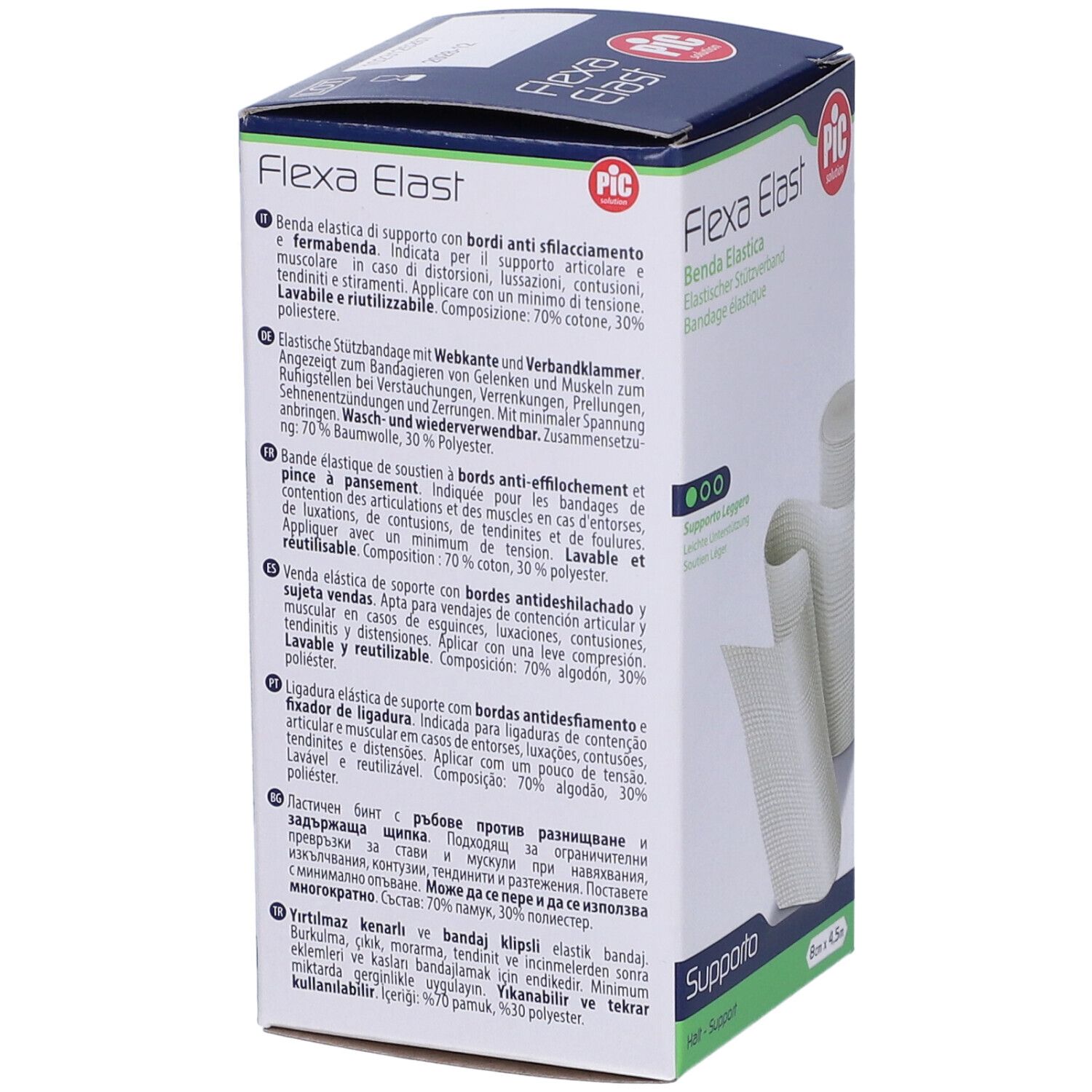 Pic Flexa Elast Benda Elastica 8 cm x 4,5m