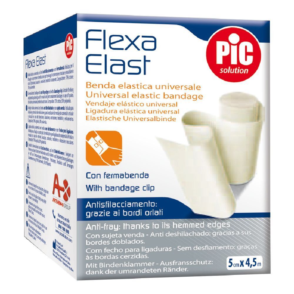 PIC Benda Elastica Pic Bianca 12X4,5M Fustella