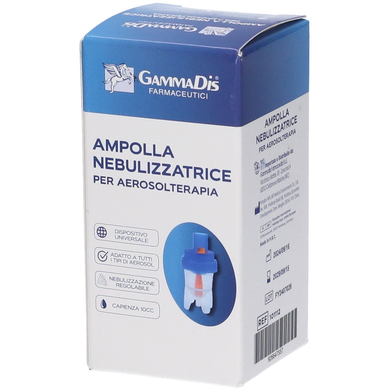 Ampolla Aerosol Plastica Gammadis 1 Pezzo